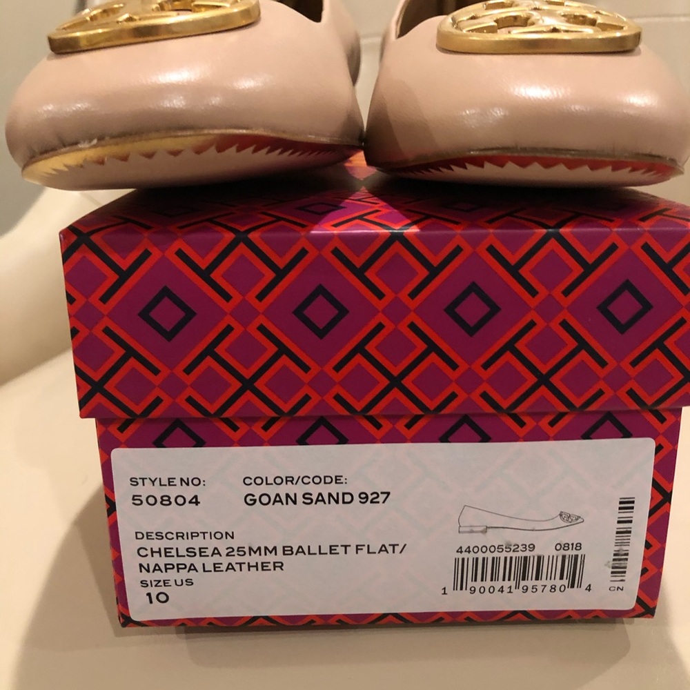 Tory Burch Chelsea flats sizes 9.5 and 10 - Picture 5 of 5